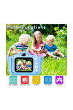 Çocuk Dijital Fotoğraf Makinası 20 Mp Video Kaydedici 2.0 İnç Çift Kameralı