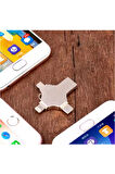 Otg 4in1 Cep Telefonu Çok Fonksiyonlu Usb Flash Bellek 64 Gb Type-c, Micro Sd Ve Kart Okuyucu