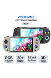 M22 Pro Retro Oyun Konsolu 5.0   ıps Ekran Dahili 20000+ Oyun Emülatörleri Rgb Led Joystick