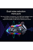 Y20 Motor Kurye Kask Kulaklık Rgb Modlu Bluetooth Motosiklet Kulaklık 5.3 Bluetooth Interkom