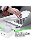 Usb Portu Hızlı Şarj Aleti Taşınabilir Pd 3.0 35w Cep Telefonu Şarj Adaptörü Usb-c Port