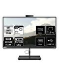 LENOVO THİNKCENTRE NEO 30A i5 1235U 20GB RAM 512GB SSD 21.5" FHD FDOS ALL IN ONE PC 12B3003RTX 