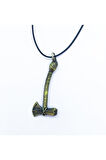 Thor Avengers Yenilmezler Marvel Balta Suni Deri Ipli Metal Kolye
