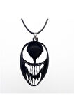 Spiderman Örümcek Adam Venom Siyah Avengers Marvel Metal Kolye