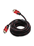 3 METRE ÖRGÜLÜ 1080P HDMI KABLO TV BİLGİSAYAR UYDU PROJEKSİYON FULL HD GÖRÜNTÜ SES AKTARMA KABLOSU