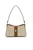 Kadın Çapraz Çanta 1102-43372 SİLVER POLO ÇAPRAZ Kadın ÇANTASI M132 BEJ-MAT TABA