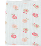 MEVSİMLİK PAMUKLU ÇİÇEK DESENLİ BEBEK BATTANİYE 80*90CM
