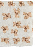PELUŞ BEBEK BATTANİYESİ  AYICIK DESENLİ BEBE BATTANİYE
