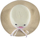 Kız Çocuk Hasır Fötr Plaj Şapka Rattan Model 5/10 YAŞ