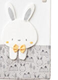 BUNNY LuX Penye Bebek Battaniyesi %100 Pamuk 85x90 cm Yumuşak ve Nefes Alabilir Örtü Hediyelik