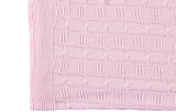 El Örgüsü Triko Bebek Battaniyesi Örgü Yumuşaklığı Şık Uyku Örtüsü