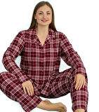 Büyük Beden Kadın Süet Kışlık Pijama Takımı Isabella Conti Tasarım Rahat Ev Giyim Hediyelik