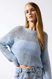 DeFacto Regular Fit Bisiklet Yaka Kroşe Triko Kazak T4513AZ24SPBE303