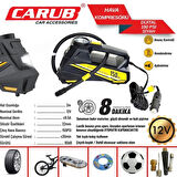 Carub Hava Kompresörü Dijital 150 Psi Siyah