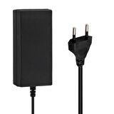 12 Volt - 5 Amper 5.5*2.5 Uçlu Yerli̇ Üreti̇m Plasti̇k Kasa Masaüstü Adaptör