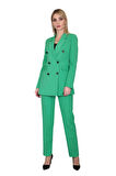 Verona Düğme Detay Blazer Takım TNS-4347
