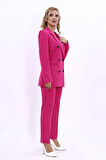 Verona Düğme Detay Blazer Takım TNS-4347