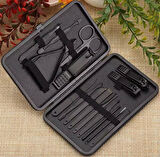 Paslanmaz Çeli̇k 18in1 Profesyonel Mani̇kür Tirnak Bakim Seti̇