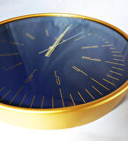 Lacivert Duvar Saati 30 Cm