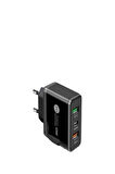 45W 2USB+1PD Girişli Hızlı Şarj Adaptörü
