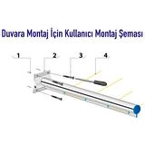 Pakas Balkon Çamaşır Kurutma Askısı Kurutmalık Duvara Monte