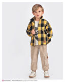 Bayramlık Erkek Çocuk Kombin - Keten Pantolon, Tişört, Ekose Gömlek I Şık ve Rahat Erkek Çocuk Takım