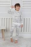 Boyanabilir Çocuk Pijama Takımı + Kalem Hediyeli I Renkli Rüyalar I Her Yıkamada Yeniden Tasarla