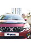 Fiat Egea Ön Kaput Koruyucu Rüzgarlığı 4mm Akrilik (ABS) Piano Black 2015 Ve Sonrası
