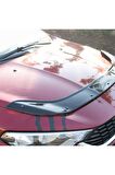 Fiat Egea Ön Kaput Koruyucu Rüzgarlığı 4mm Akrilik (ABS) Piano Black 2015 Ve Sonrası