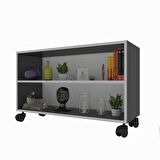 Kenzlife mutfak dolabı raziye 048*070*030 gri tekerlekli banyo evrak ofis ayakkabılık kiler