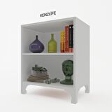 Kenzlife kitaplık tuğçe 048*030*020 byz ayaklı mutfak dolabı banyo ofis ayakkabılık kiler