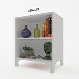 Kenzlife kitaplık tuğçe 048*030*020 byz ayaklı mutfak dolabı banyo ofis ayakkabılık kiler