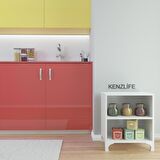 Kenzlife kitaplık tuğçe 048*030*020 byz ayaklı mutfak dolabı banyo ofis ayakkabılık kiler
