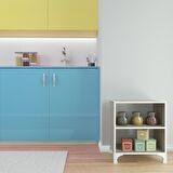 Kenzlife kitaplık tuğçe 048*040*020 crd ayaklı mutfak dolabı banyo ofis ayakkabılık kiler