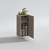 Kenzlife mutfak dolabı zehra 088*030*032 crd kilitli ayaklı banyo evrak ofis kitaplık ayakkabılık kiler