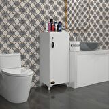 Kenzlife mutfak dolabı zehra 088*050*032 byz kilitli ayaklı banyo evrak ofis kitaplık ayakkabılık kiler