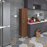 Kenzlife mutfak dolabı zehra 168*030*032 cvz kilitli ayaklı banyo evrak ofis kitaplık ayakkabılık kiler