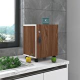 Kenzlife mutfak dolabı zehra 048*030*032 cvz kilitli tekerlekli banyo evrak ofis kitaplık ayakkabılık kiler