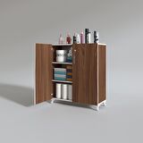 Kenzlife mutfak dolabı çilem 088*070*032 cvz kilitli ayaklı banyo evrak ofis kitaplık ayakkabılık kiler