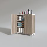 Kenzlife mutfak dolabı çilem 088*070*032 crd kilitli ayaklı banyo evrak ofis kitaplık ayakkabılık kiler