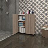 Kenzlife mutfak dolabı çilem 088*070*032 crd kilitli tekerlekli banyo evrak ofis kitaplık ayakkabılık kiler