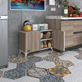 Kenzlife mutfak dolabı rabia 048*070*032 crd kapaklı ayaklı banyo evrak ofis kitaplık ayakkabılık kiler