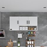 Kenzlife hazır mutfak mirandus32 byz 060*120*32 mutfak banyo dolabı kapaklı raflı