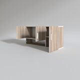 Kenzlife hazır mutfak mirena22 crd 060*120*22 mutfak banyo dolabı kapaklı raflı