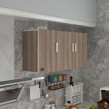 Kenzlife hazır mutfak canna22 crd 060*120*22 mutfak banyo dolabı kapaklı raflı