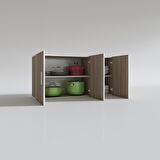 Kenzlife hazır mutfak dirca32 crd 060*120*32 mutfak banyo dolabı kapaklı raflı