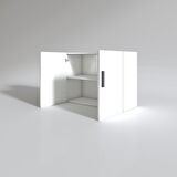 Kenzlife hazır mutfak castus22 byz 060*120*22 banyo dolabı kapaklı raflı arkalıklı