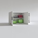 Kenzlife hazır mutfak fulvus22 byz 060*120*22 mutfak banyo dolabı kapaklı raflı