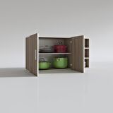 Kenzlife hazır mutfak fulvus22 crd 060*120*22 mutfak banyo dolabı kapaklı raflı