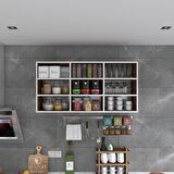 Kenzlife hazır mutfak hortus22 cvz 060*120*22 banyo dolabı raflı kapaksız arkalıklı